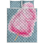 Sweet Cotton Candy Print Quilt Bed Set