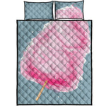 Sweet Cotton Candy Print Quilt Bed Set
