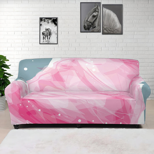 Sweet Cotton Candy Print Sofa Cover