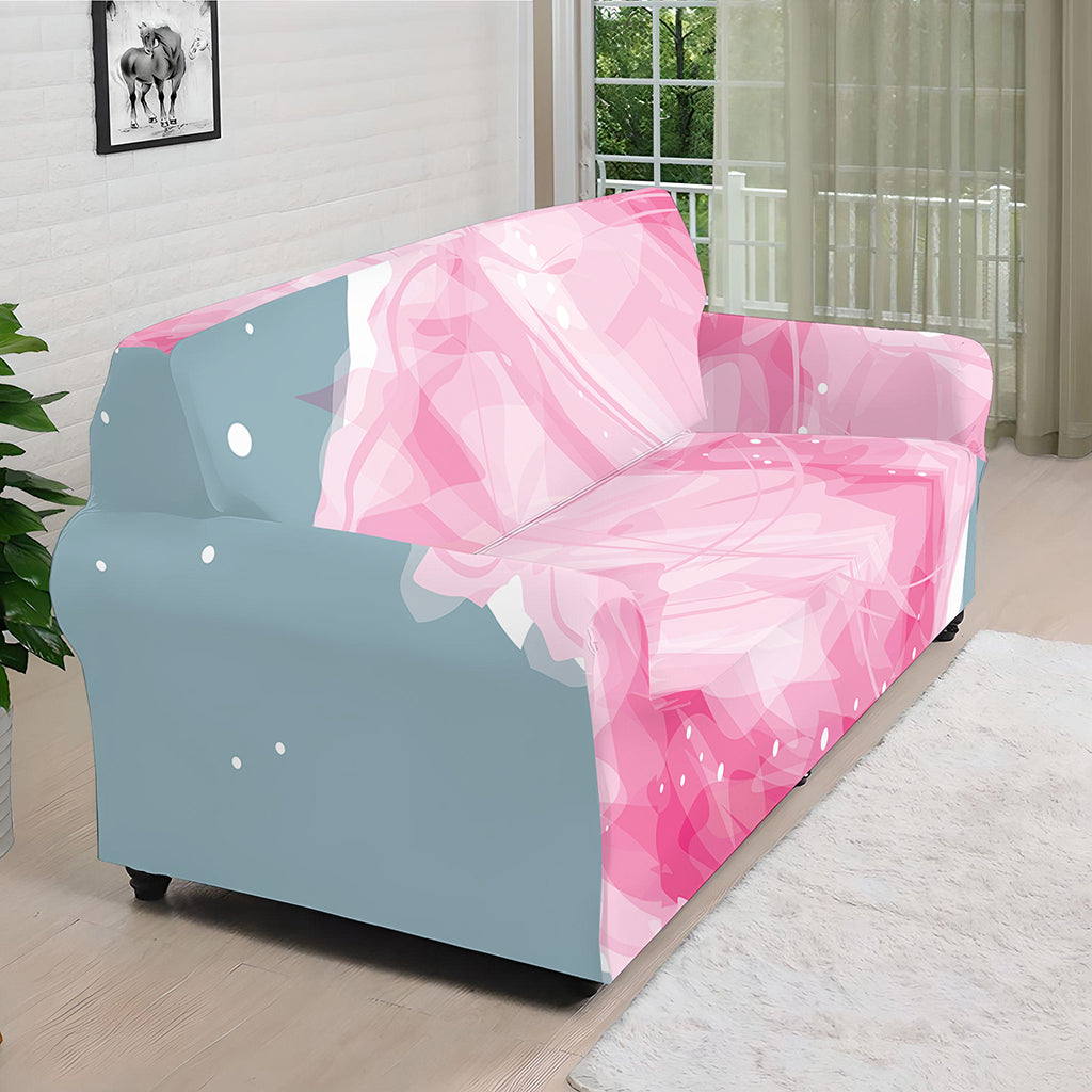 Sweet Cotton Candy Print Sofa Cover