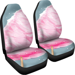 Sweet Cotton Candy Print Universal Fit Car Seat Covers