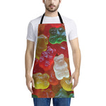 Sweet Gummy Bear Print Apron