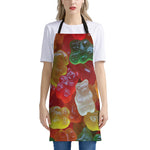 Sweet Gummy Bear Print Apron