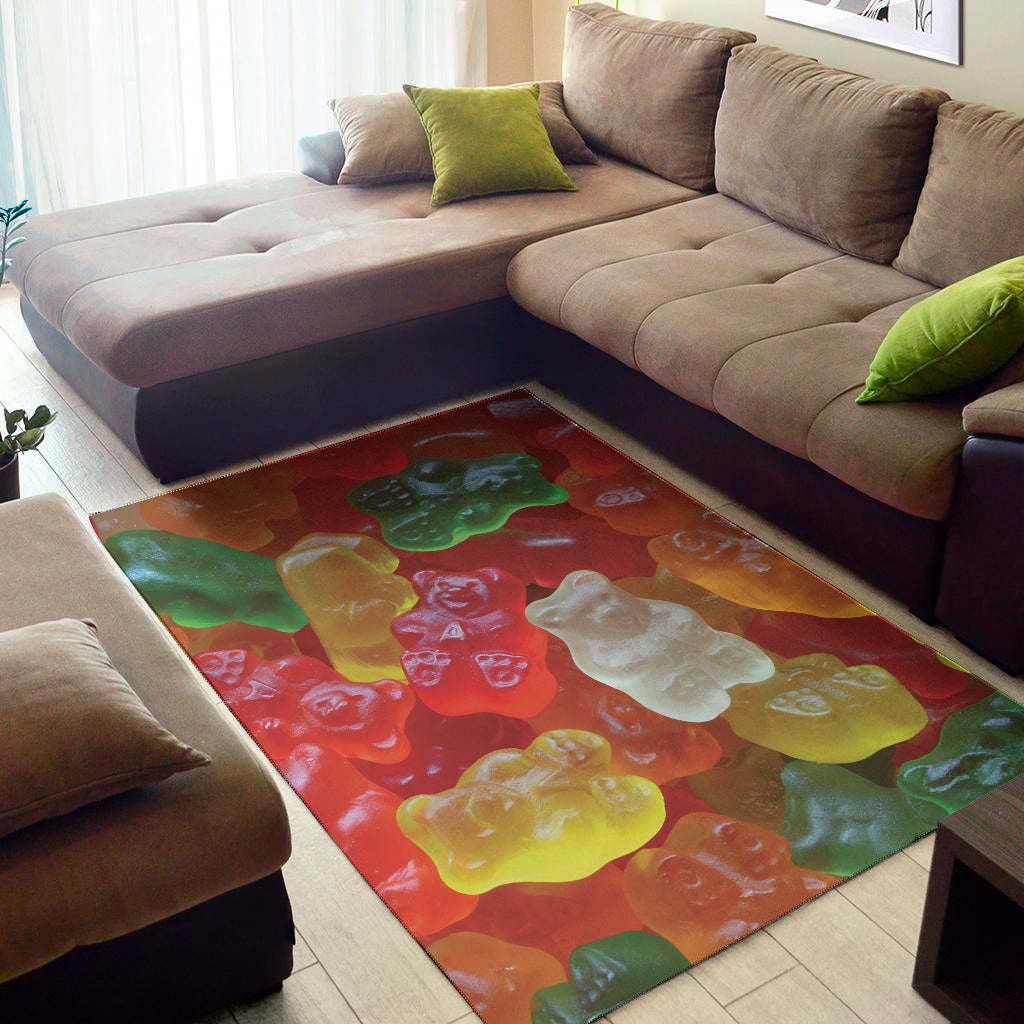 Sweet Gummy Bear Print Area Rug