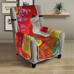 Sweet Gummy Bear Print Armchair Protector