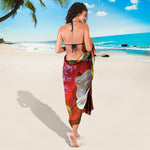 Sweet Gummy Bear Print Beach Sarong Wrap