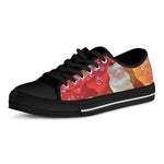 Sweet Gummy Bear Print Black Low Top Shoes