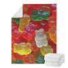 Sweet Gummy Bear Print Blanket