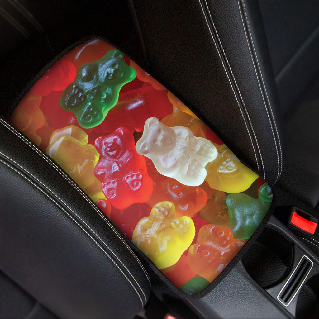 Sweet Gummy Bear Print Car Center Console Cover