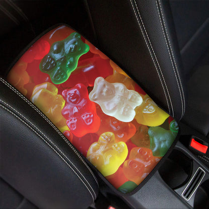 Sweet Gummy Bear Print Car Center Console Cover