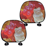 Sweet Gummy Bear Print Car Headrest Covers