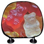 Sweet Gummy Bear Print Car Headrest Covers