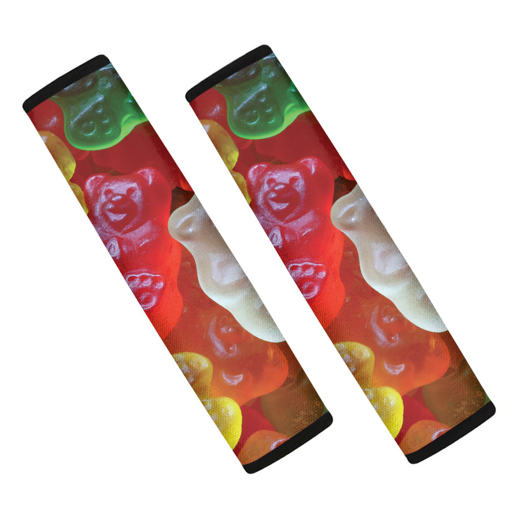 Sweet Gummy Bear Print Car Seat Belt Covers