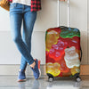 Sweet Gummy Bear Print Luggage Cover