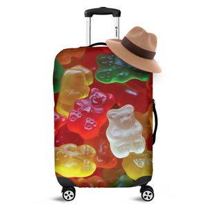 Sweet Gummy Bear Print Luggage Cover