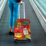 Sweet Gummy Bear Print Luggage Cover