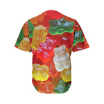 Sweet Gummy Bear Print Men's Baseball Jersey