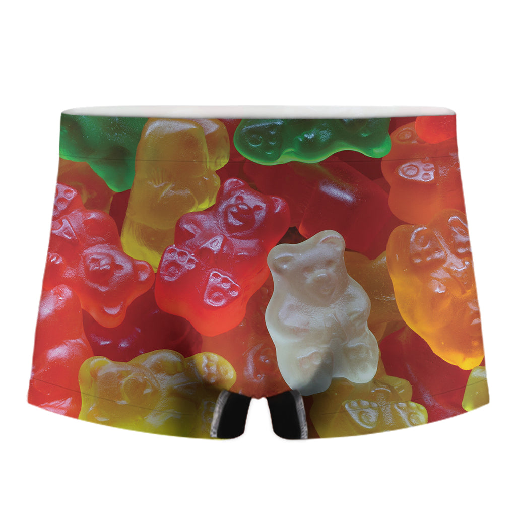 Sweet Gummy Bear Print Men's Boxer Briefs