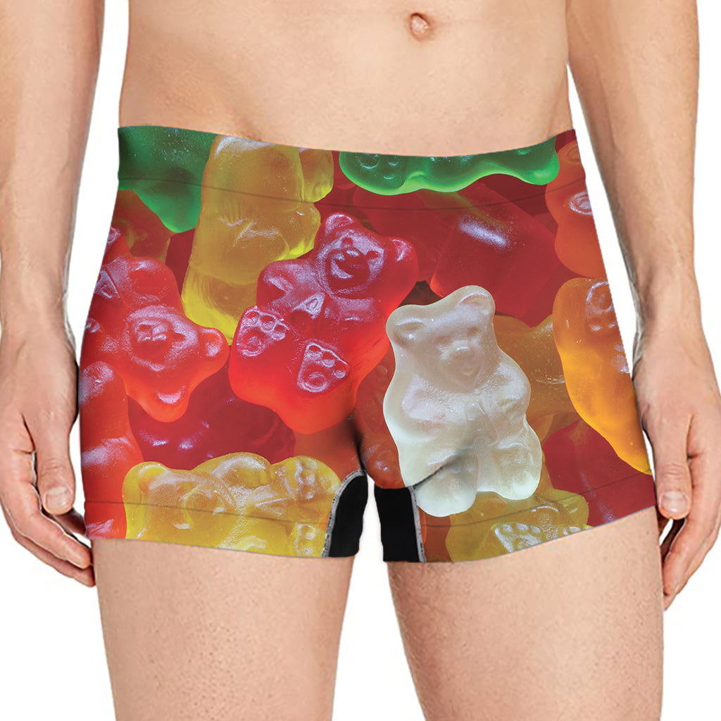 Sweet Gummy Bear Print Men's Boxer Briefs