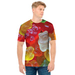 Sweet Gummy Bear Print Men's T-Shirt
