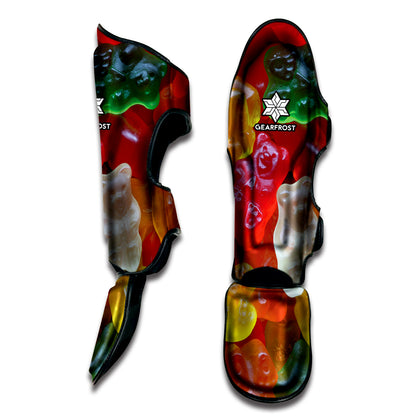 Sweet Gummy Bear Print Muay Thai Shin Guard
