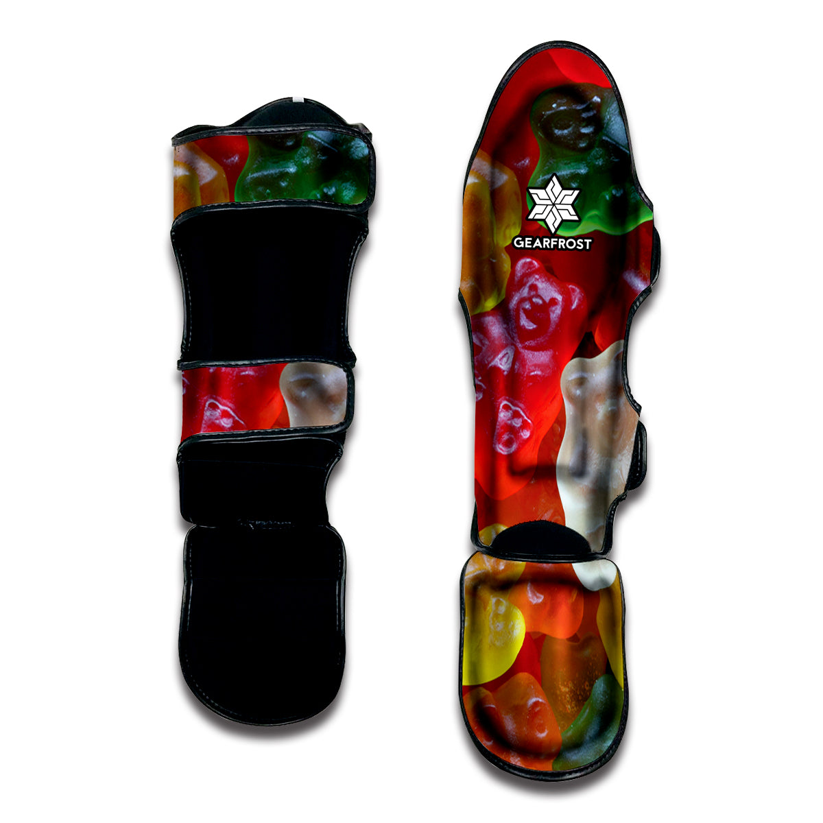 Sweet Gummy Bear Print Muay Thai Shin Guard