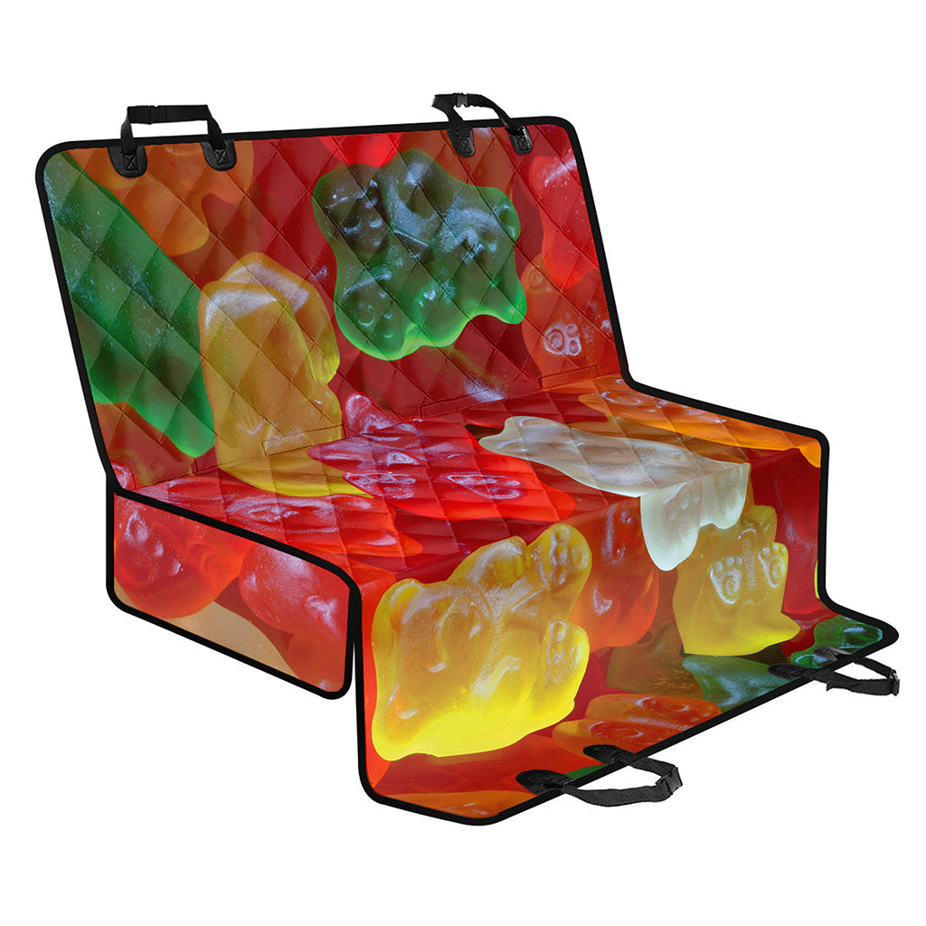 Sweet Gummy Bear Print Pet Car Back Seat Cover