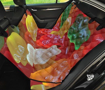 Sweet Gummy Bear Print Pet Car Back Seat Cover