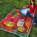 Sweet Gummy Bear Print Quilt