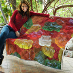 Sweet Gummy Bear Print Quilt