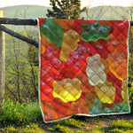 Sweet Gummy Bear Print Quilt