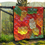 Sweet Gummy Bear Print Quilt