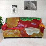 Sweet Gummy Bear Print Sofa Cover