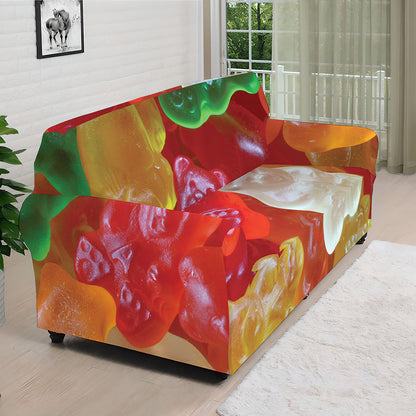 Sweet Gummy Bear Print Sofa Cover