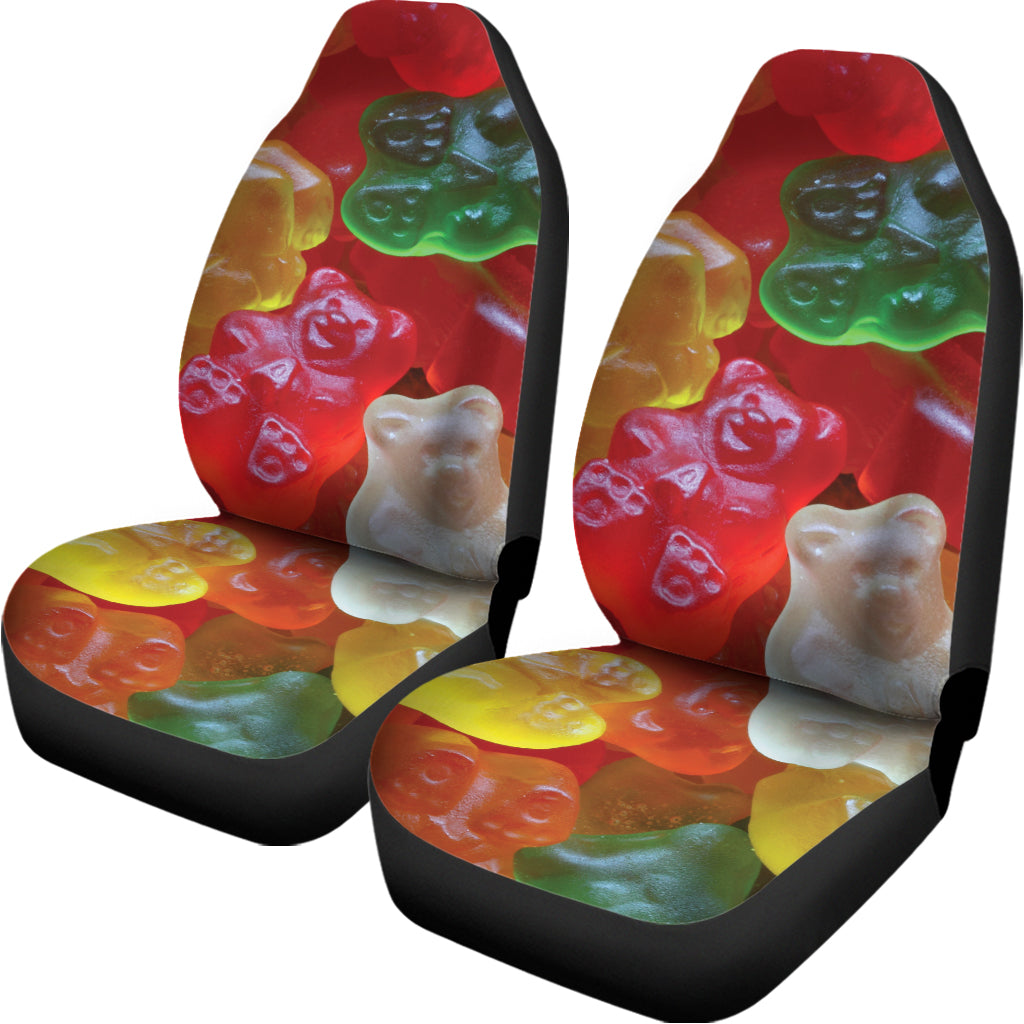 Sweet Gummy Bear Print Universal Fit Car Seat Covers