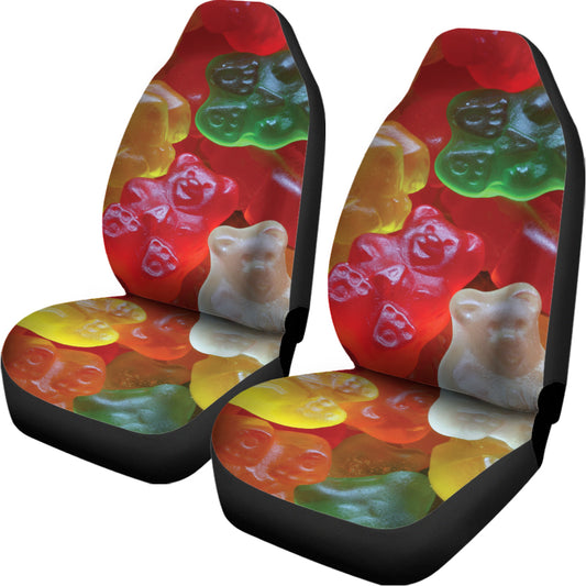 Sweet Gummy Bear Print Universal Fit Car Seat Covers