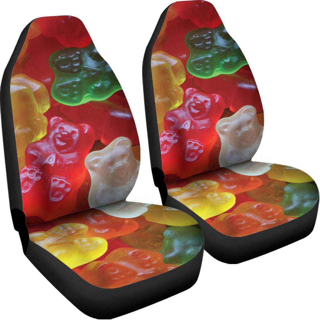 Sweet Gummy Bear Print Universal Fit Car Seat Covers
