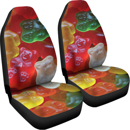 Sweet Gummy Bear Print Universal Fit Car Seat Covers