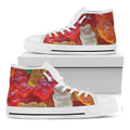 Sweet Gummy Bear Print White High Top Sneakers