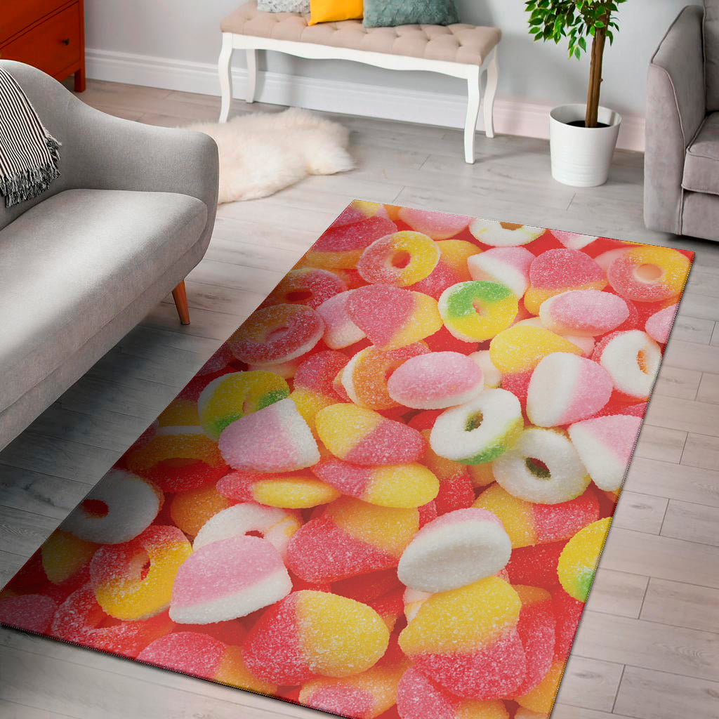 Sweet Gummy Print Area Rug