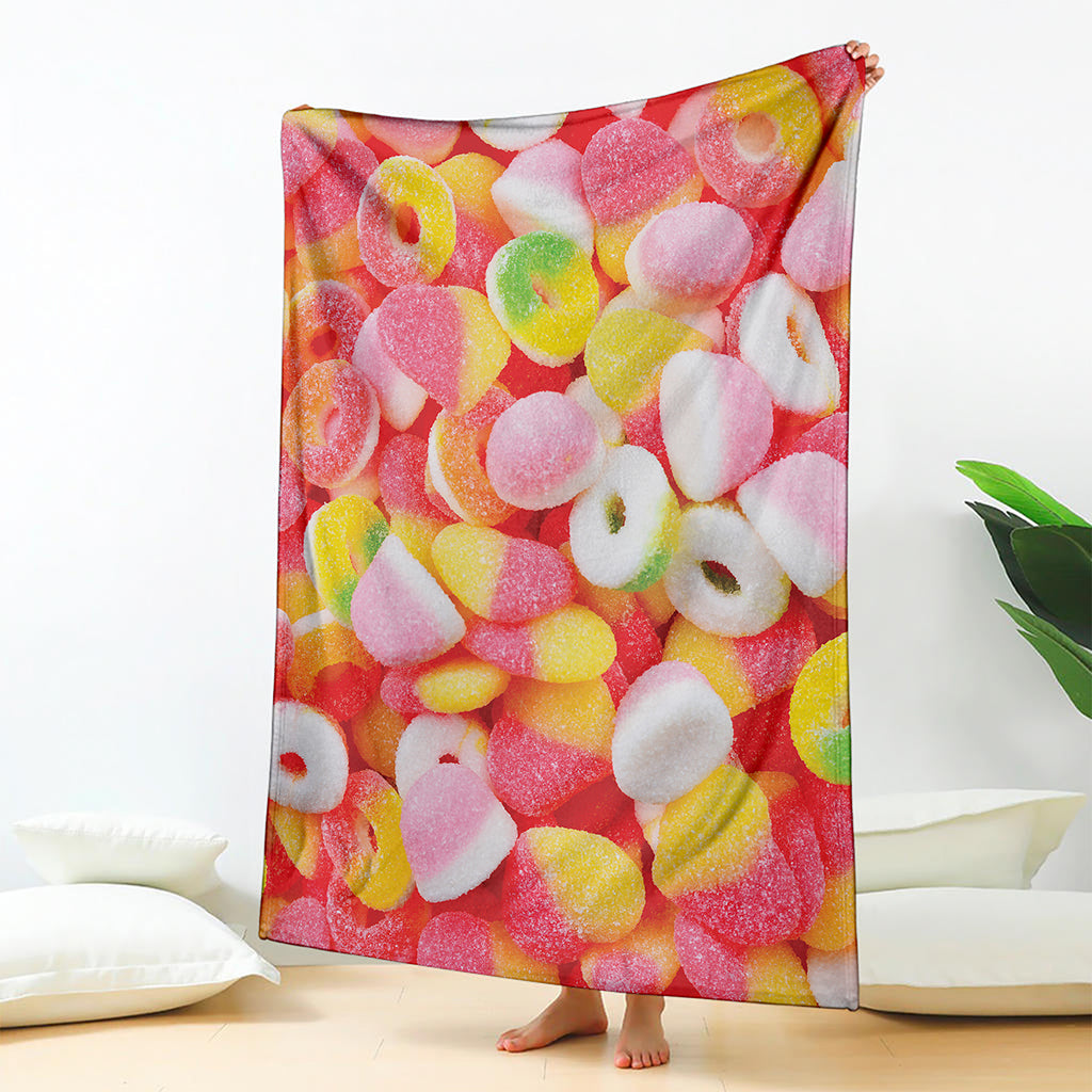 Sweet Gummy Print Blanket