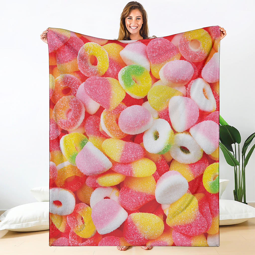 Sweet Gummy Print Blanket