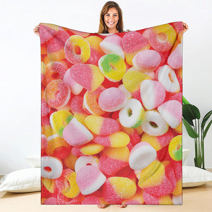 Sweet Gummy Print Blanket