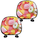 Sweet Gummy Print Car Headrest Covers