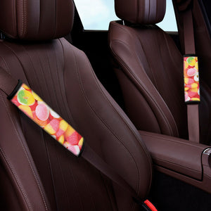 Sweet Gummy Print Car Seat Belt Covers