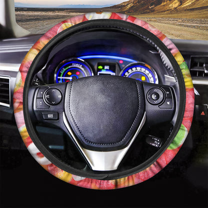 Sweet Gummy Print Car Steering Wheel Cover