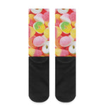 Sweet Gummy Print Crew Socks