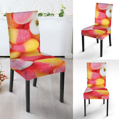 Sweet Gummy Print Dining Chair Slipcover