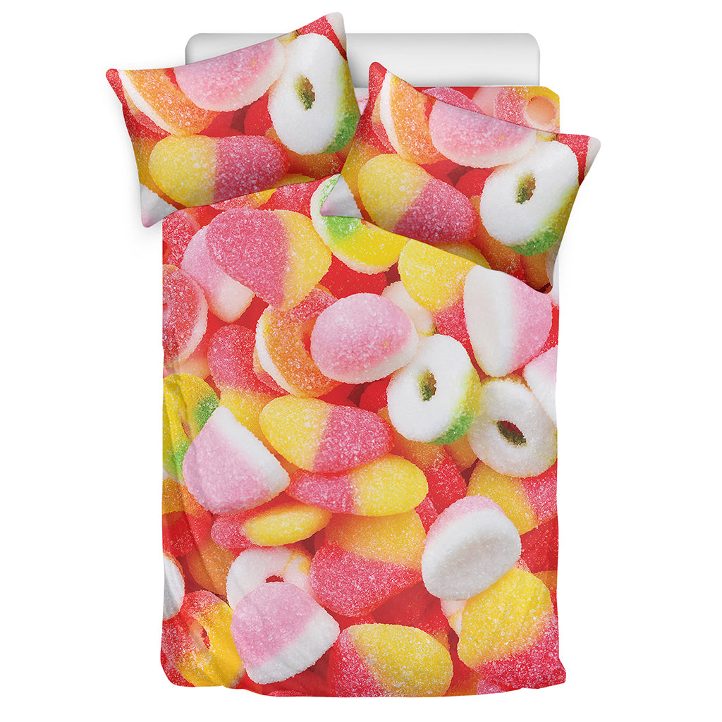 Sweet Gummy Print Duvet Cover Bedding Set
