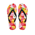 Sweet Gummy Print Flip Flops
